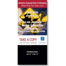VPG-17.5 - 2017 Edition 5 - Awake - "When Disaster Strikes - Steps That Can Save Lives" - Cart